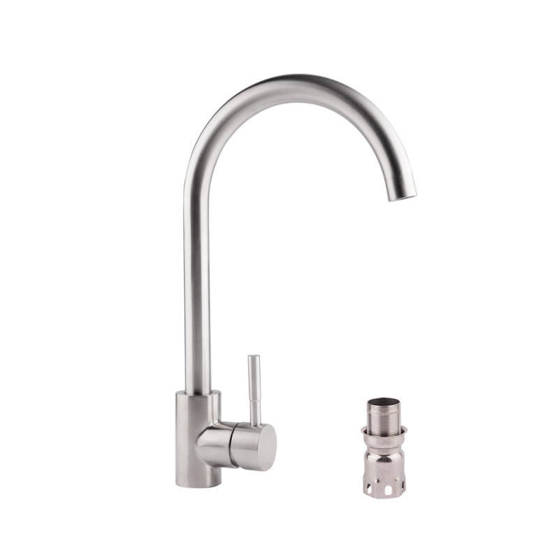 

Смеситель кухонный кран поворотный однозахватный Germece из нержавеющей стали H3008A