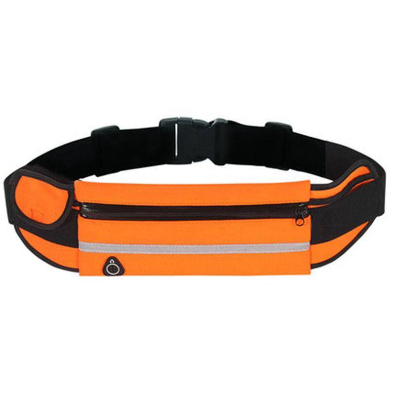 

Спортивная сумка на пояс RunningBag для бега с карманом на бутылку Orange, Оранжевый