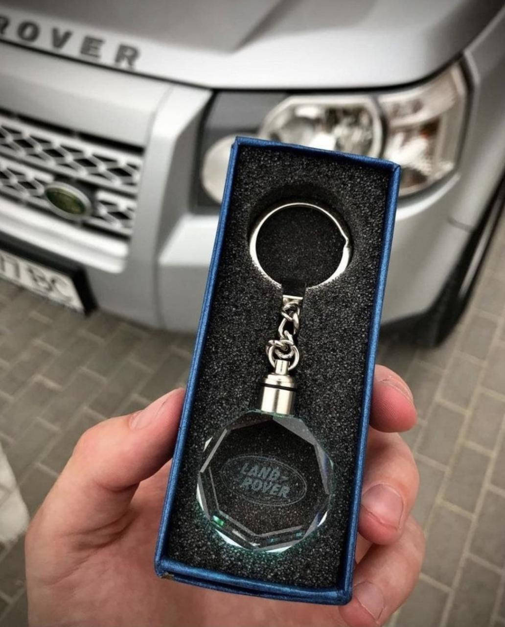

Брелок Кристал LAND ROVER с подсветкою логотипа Авто