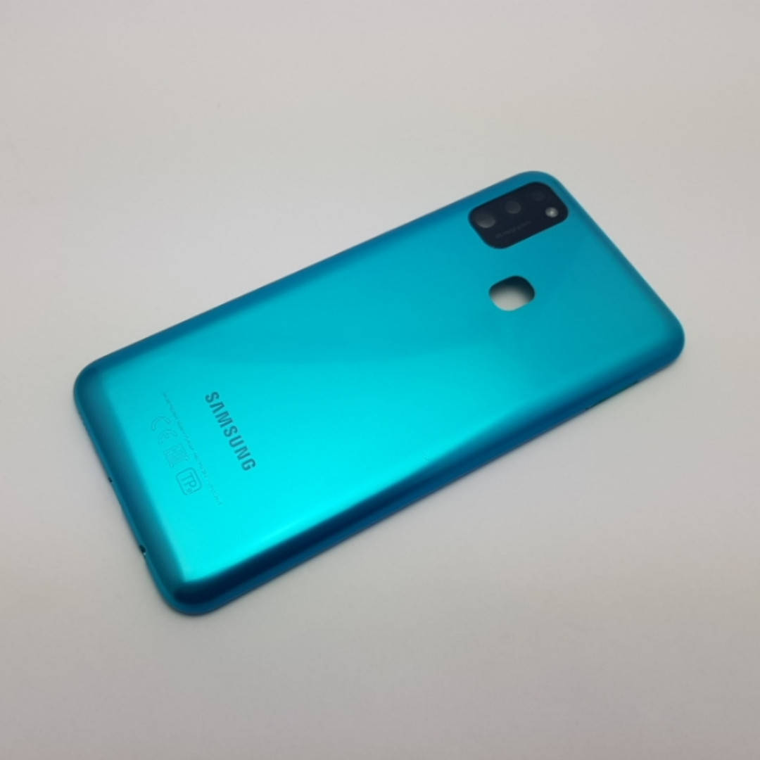 

Крышка Samsung M21 (SM-M215) Green Сервисный оригинал с разборки, Зелёный