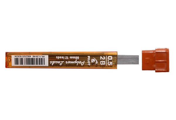 

Грифелі для механічного олівця PILOT 0.5 мм 2B, Черный