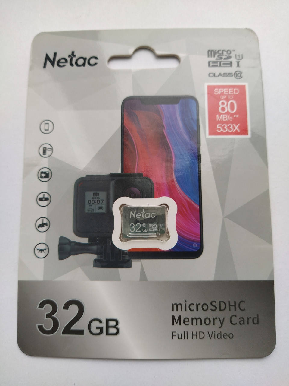 

Карта памяти Micro SD Netac 32 GB