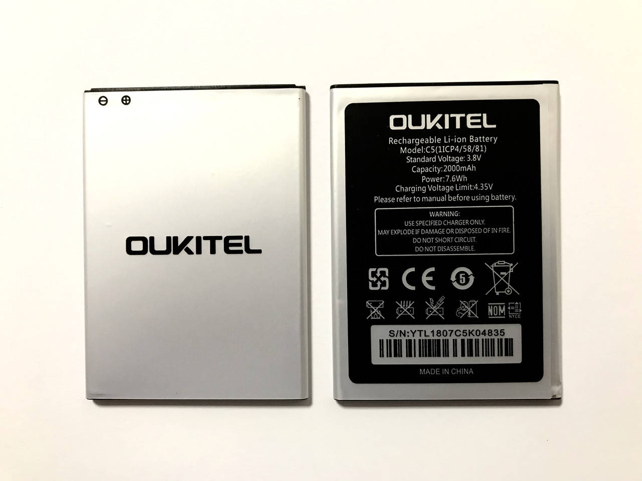 

Oukitel C5 Аккумулятор Батарея