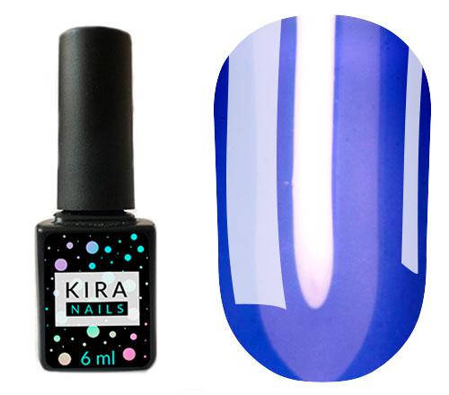 

Гель-лак Kira Nails Vitrage №V09 (синий, витражный), 6 мл