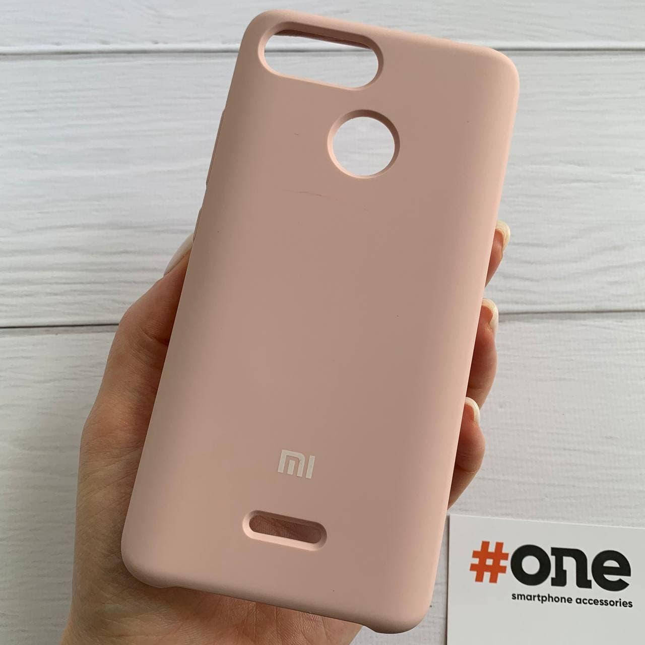 

Чехол для Xiaomi Redmi 6 с микрофиброй бархатом силикон кейс чехол на сяоми редми 6 пудровый NCS