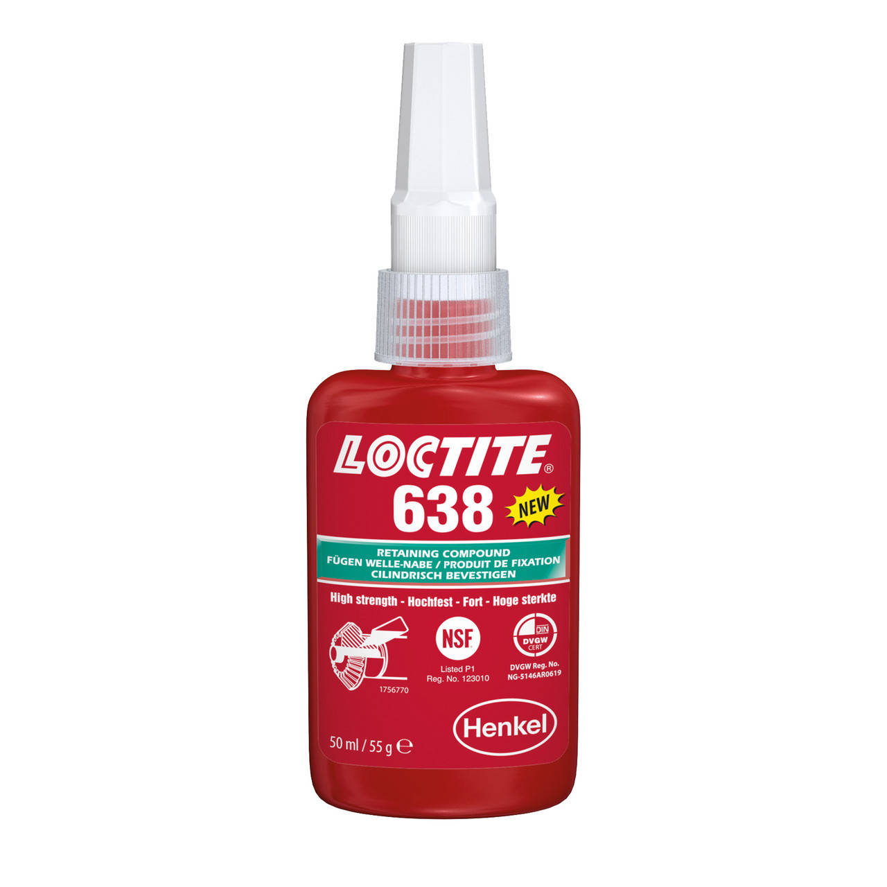 

Loctite 638 Вал-втулочный фиксатор 50 мл