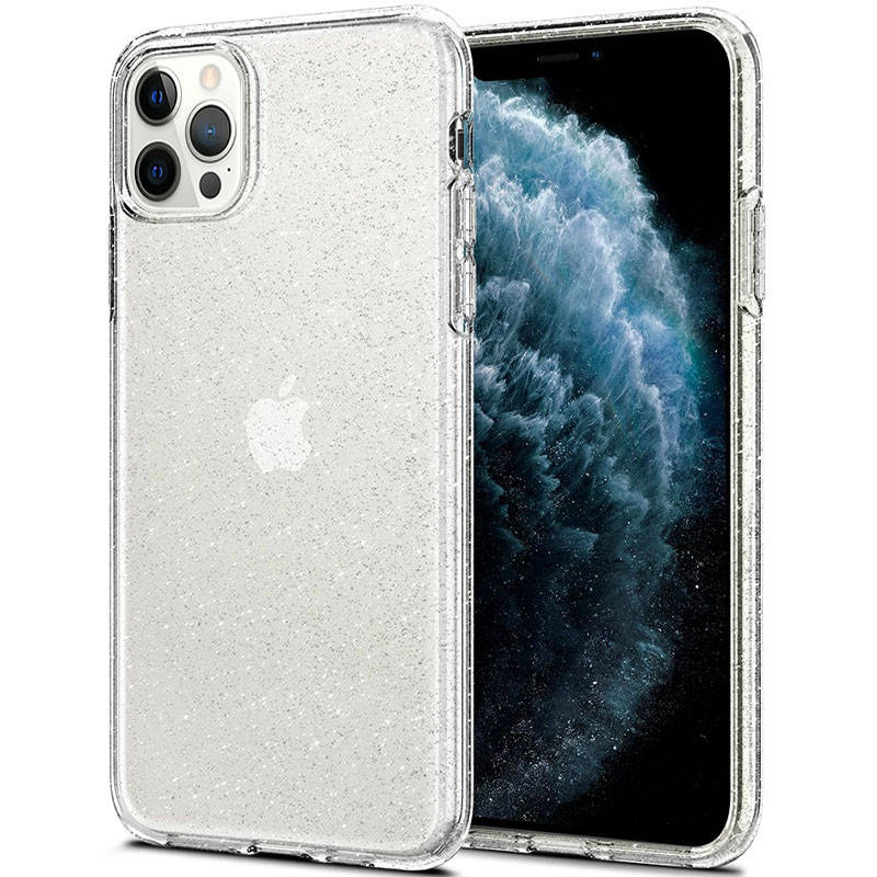 

Чехол для Apple iPhone 12 с блестяшками блискучий прозорий чохол на айфон 12 прозрачный