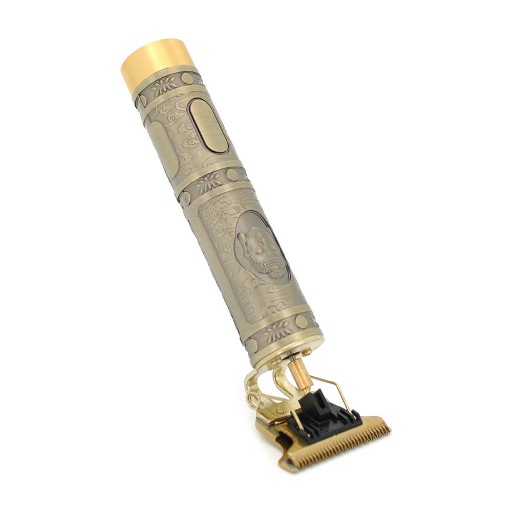 

Машинка для стрижки волосся T9-Buddha head, Gold, Box