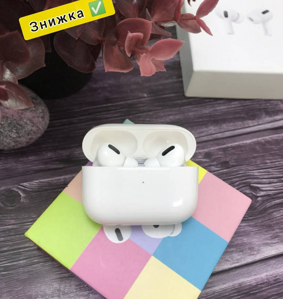 

Airpods pro Беспроводные Наушники белые для android и IOS Оригінал 1:1, Белый