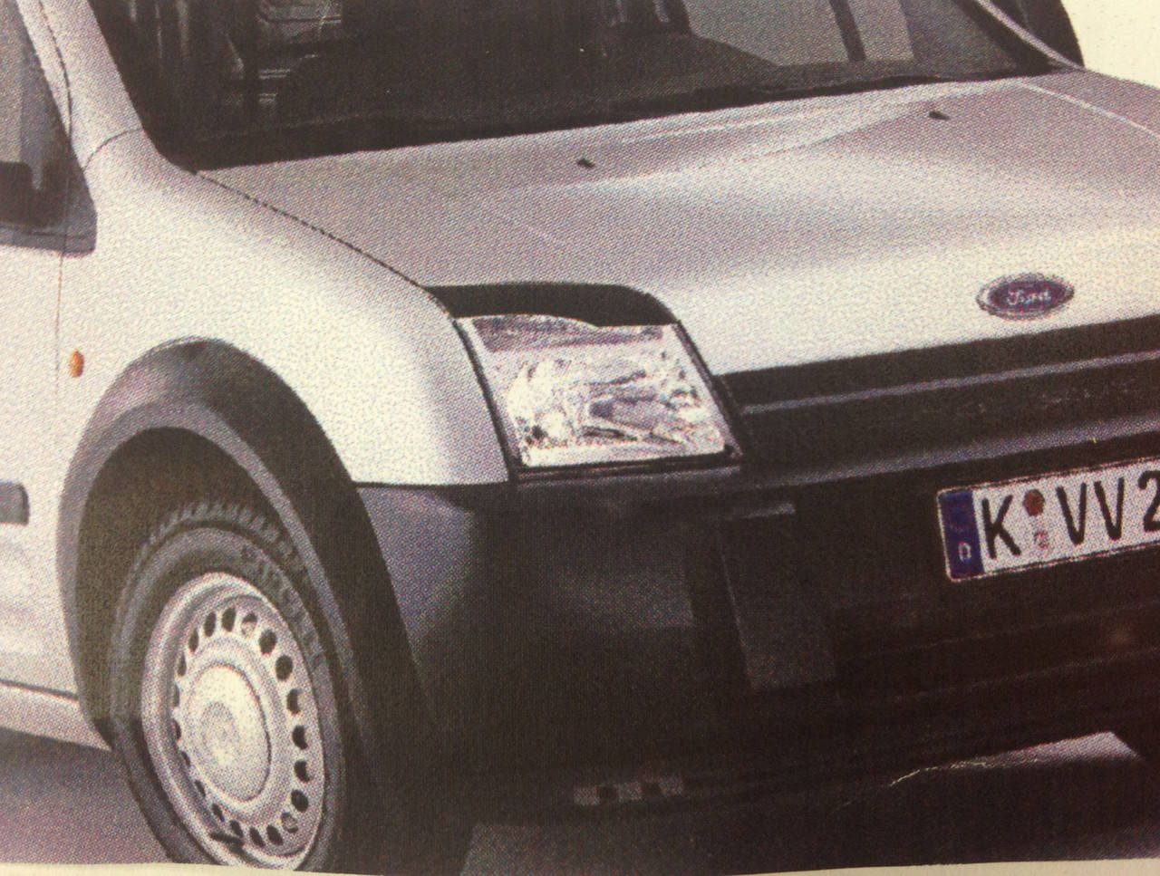 

Реснички на фары Ford Transit Connect, Черный