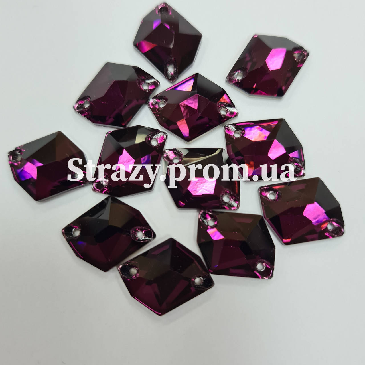 

Стразы Lux Космик 13*17мм. Plum