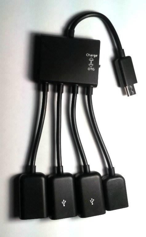 

Micro USB микро OTG HUB 3 USB с зарядкой ХАБ