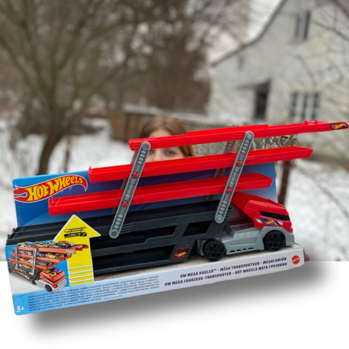 

Трейлер Автовоз Грузовик Оригинал Hot Wheels Mega Hauler Truck (CKC09)