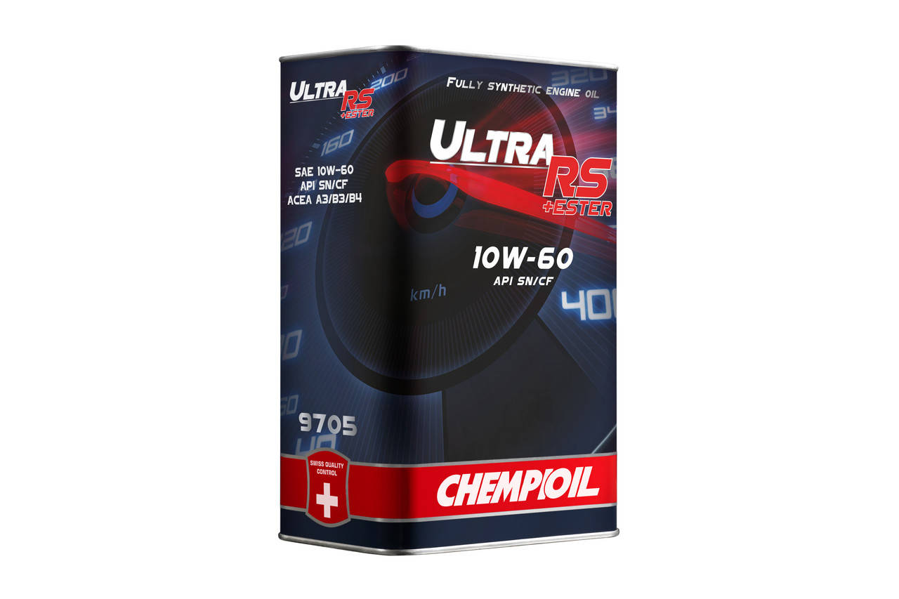 

Моторное масло Chempioil (metal) Ultra RS+Ester 10w60 4л.