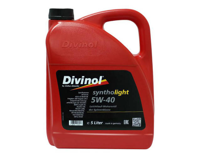 

Масло Divinol Syntholight 5W-40 5л