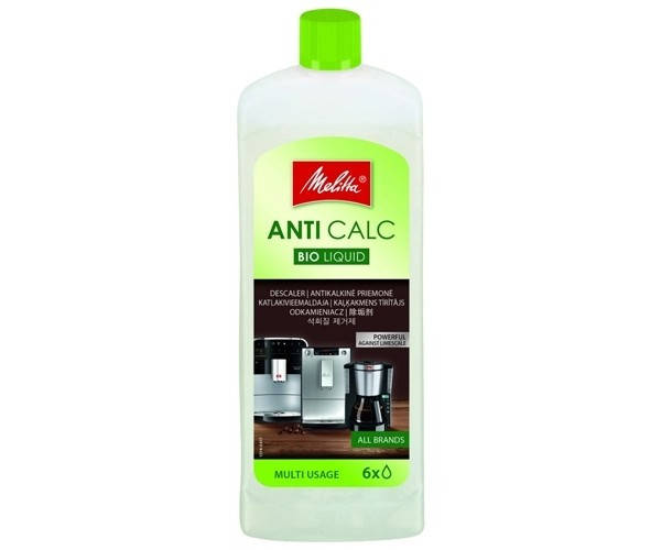 

Жидкость для очистки от накипи кофемашин Melitta Anti Calc, 250 ml.