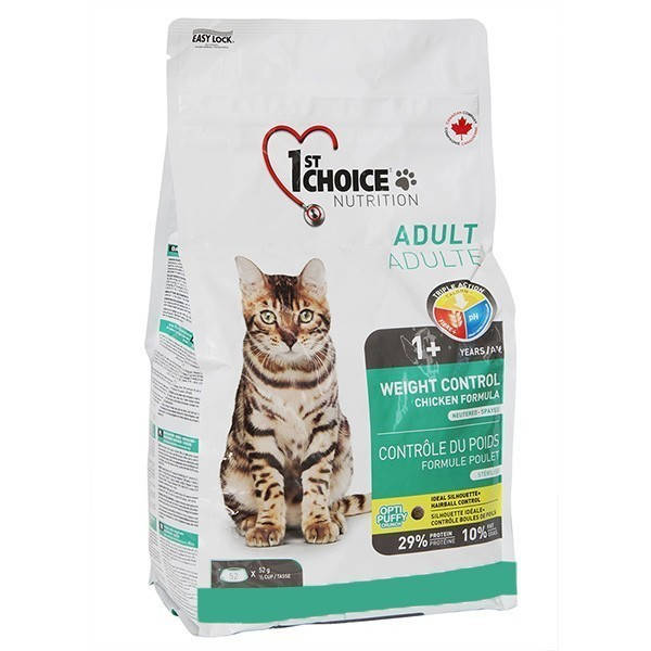 

1st Choice Adult Cat Weight Control с курицей 2,72 кг