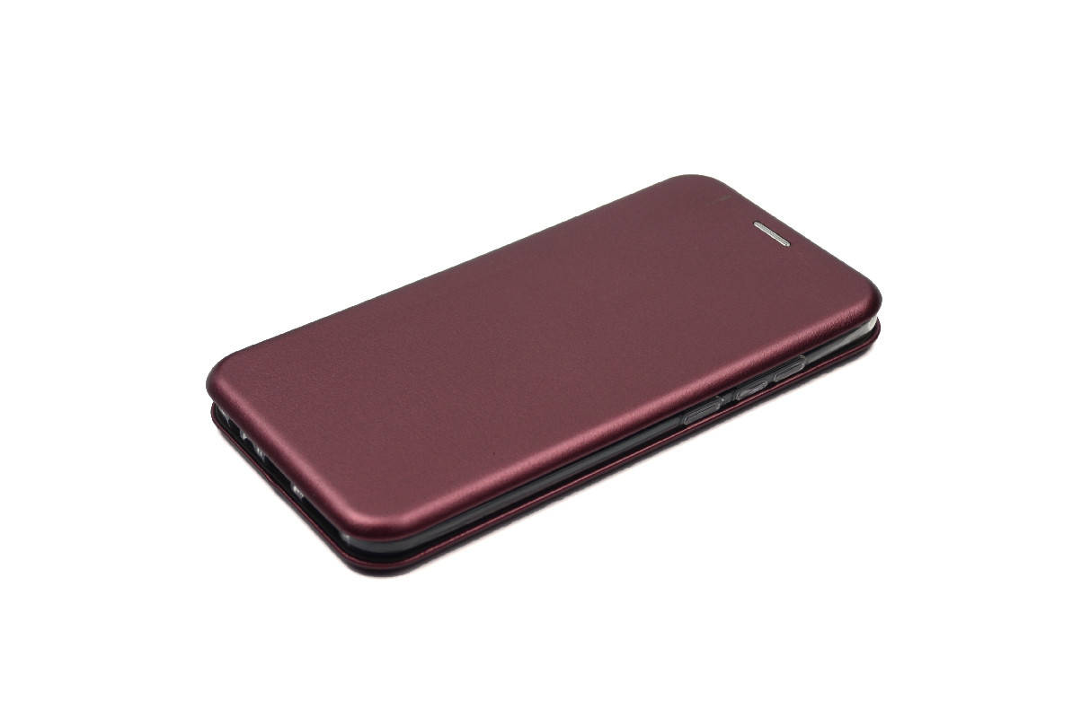 

Чехол книжка Level для Xiaomi Redmi 8A Экокожа Бордовый