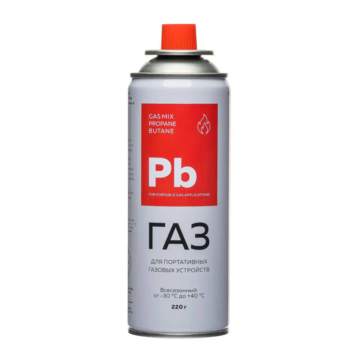 

Газ для горелки Pb GAS MIX Пропан бутан, 220г, -30 до +40