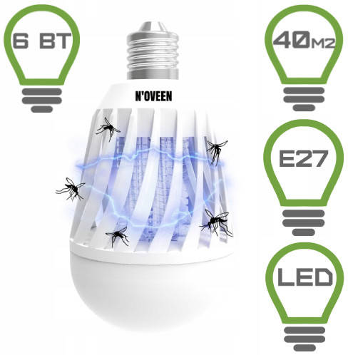 

Антимоскітна світлодіодна лампочка Noveen IKN803 LED