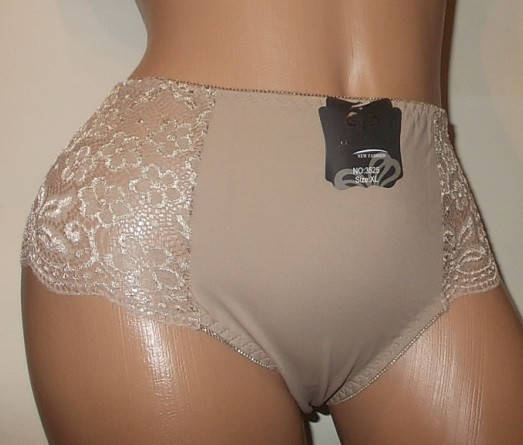 

Стринги женские фибра р 48/50 L/XL широкий бок, Кофе с молоком