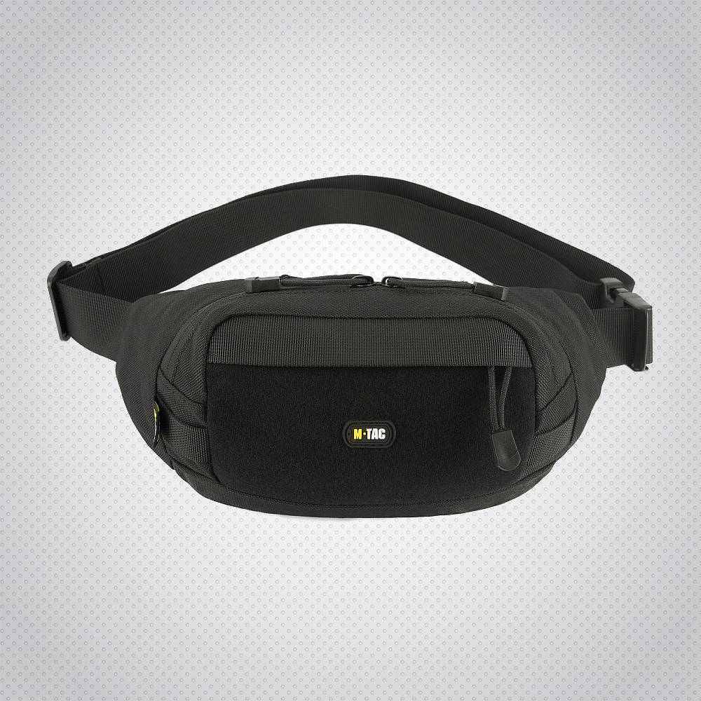 

Сумка на пояс, бананка M-Tac Waist Bag Black, Черный