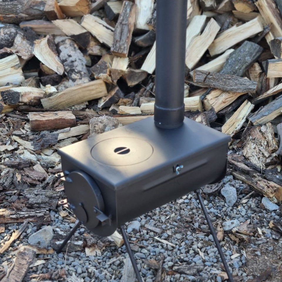 Буржуйка Трансформер зі сталі 2,2 мм, для опалення 30кв. метрів