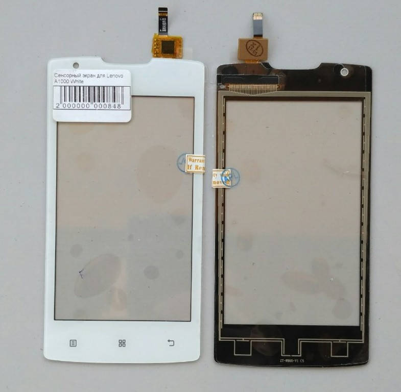 

Сенсорный экран для Lenovo A1000 White, Белый
