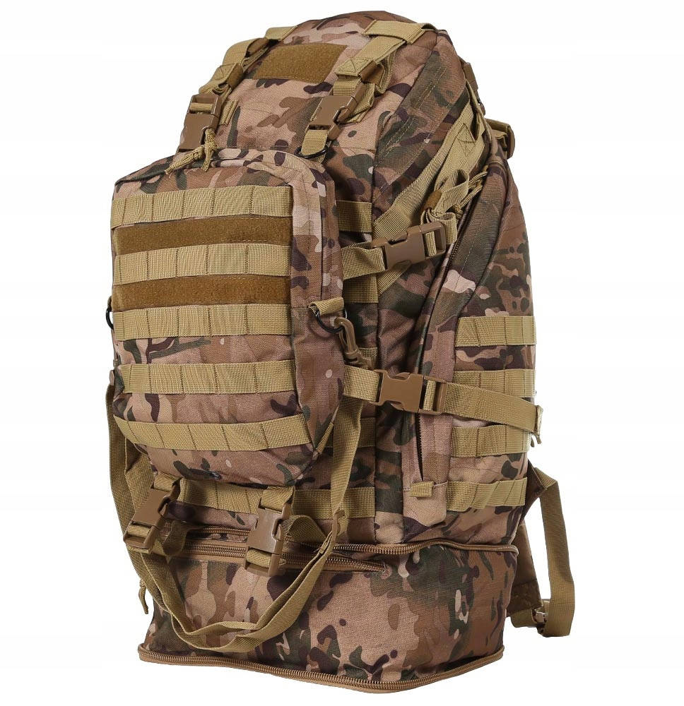

Тактический рюкзак CAMO OVERLOAD 60 л MULTICAM (PL-OV-BP-MC), Хаки