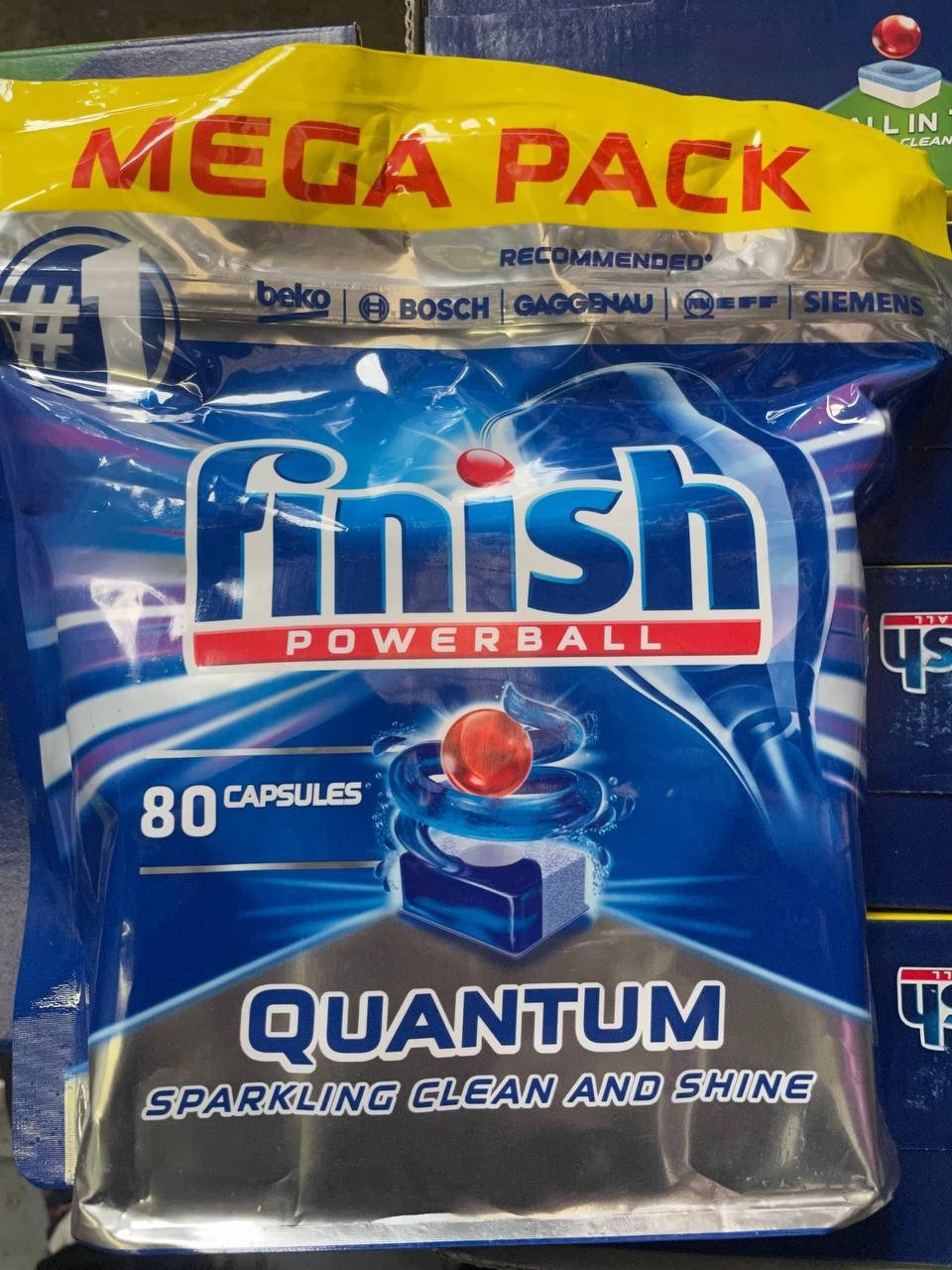 

Таблетки для посудомийної машини FINISH Quantum 80шт