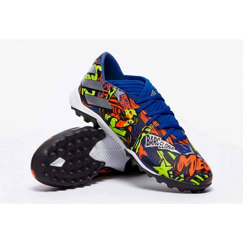 

Сороконожки футбольные Adidas Nemeziz Messi.3 TF EH059 40 2/3, Голубой