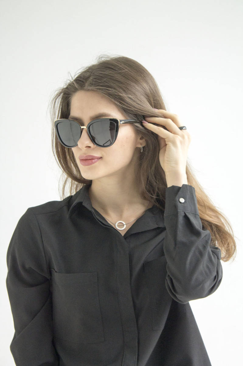 

Женские солнцезащитные очки polarized Р0921-1, Черный