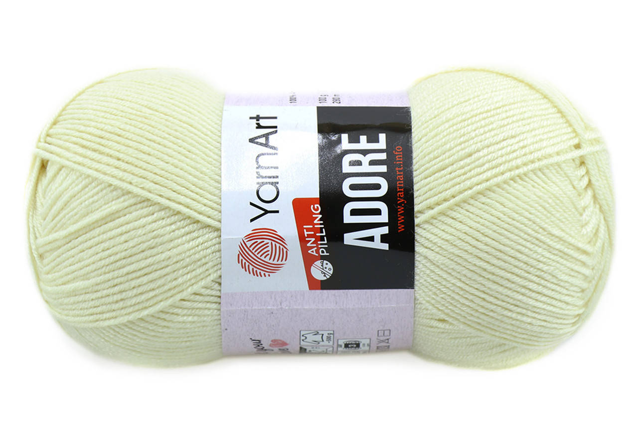 

YarnArt Adore, Молочный №331