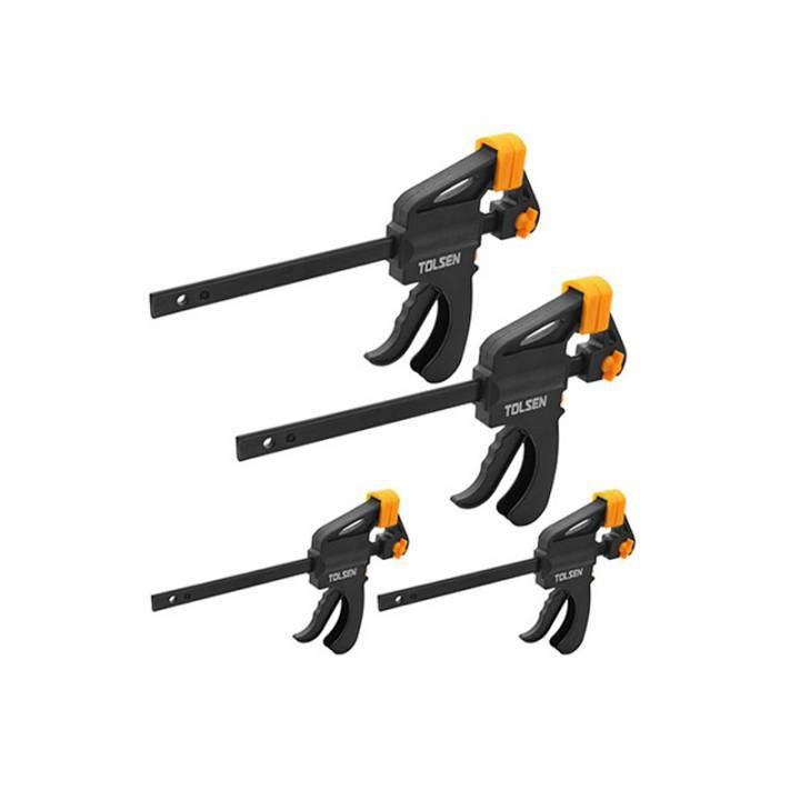 

Набор из 4-х быстрозажимных струбцин Tolsen