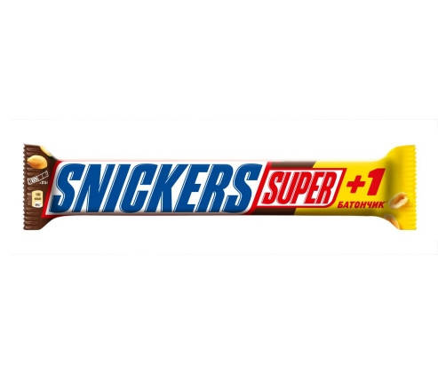 

8-Батончик Сникерс 112,5г. Супер+1