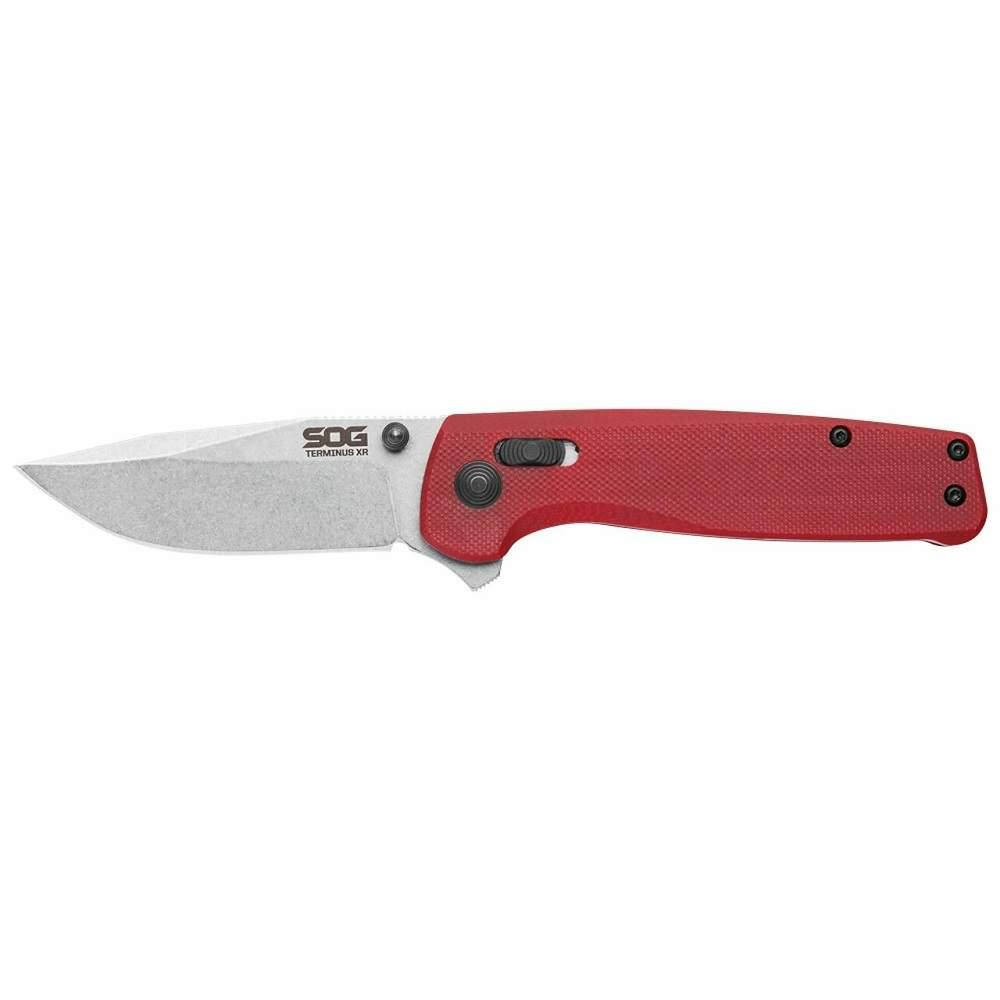 

Складной нож SOG Terminus XR G10 Crimson Box (SOG TM1023-BX), Красный