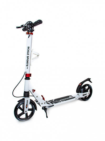 

Двухколесный самокат Scale Sports Elite Plus SS-04 c дисковым тормозом Белый