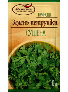 

Зелень петрушки сушена "Любисток" 10г (1*5/45)