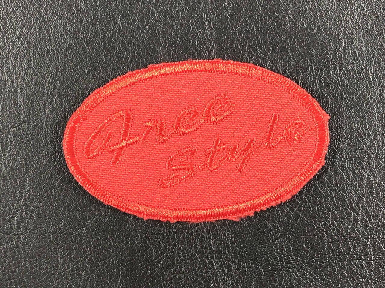 

Нашивка Free Style цвет красный 65x40 мм