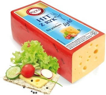 

Сыр легкий, диетический ТМ "Ryki" Hit z Ryk 20% - 500г