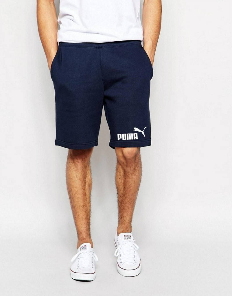 

Шорты Puma ( Пума ) мужские синие значёк+лого, Синий