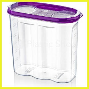 

Емкость для сыпучих продуктов Irak Plastik 1,7 л (SA-935), Прозрачный