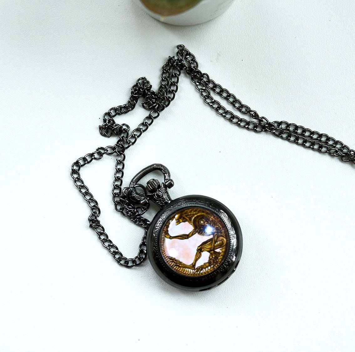 

Карманные часы Чужой против Хищника "Skeletton" / Alien & Predator