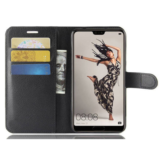 

Чехол-книжка Litchie Wallet для Huawei P20 Черный