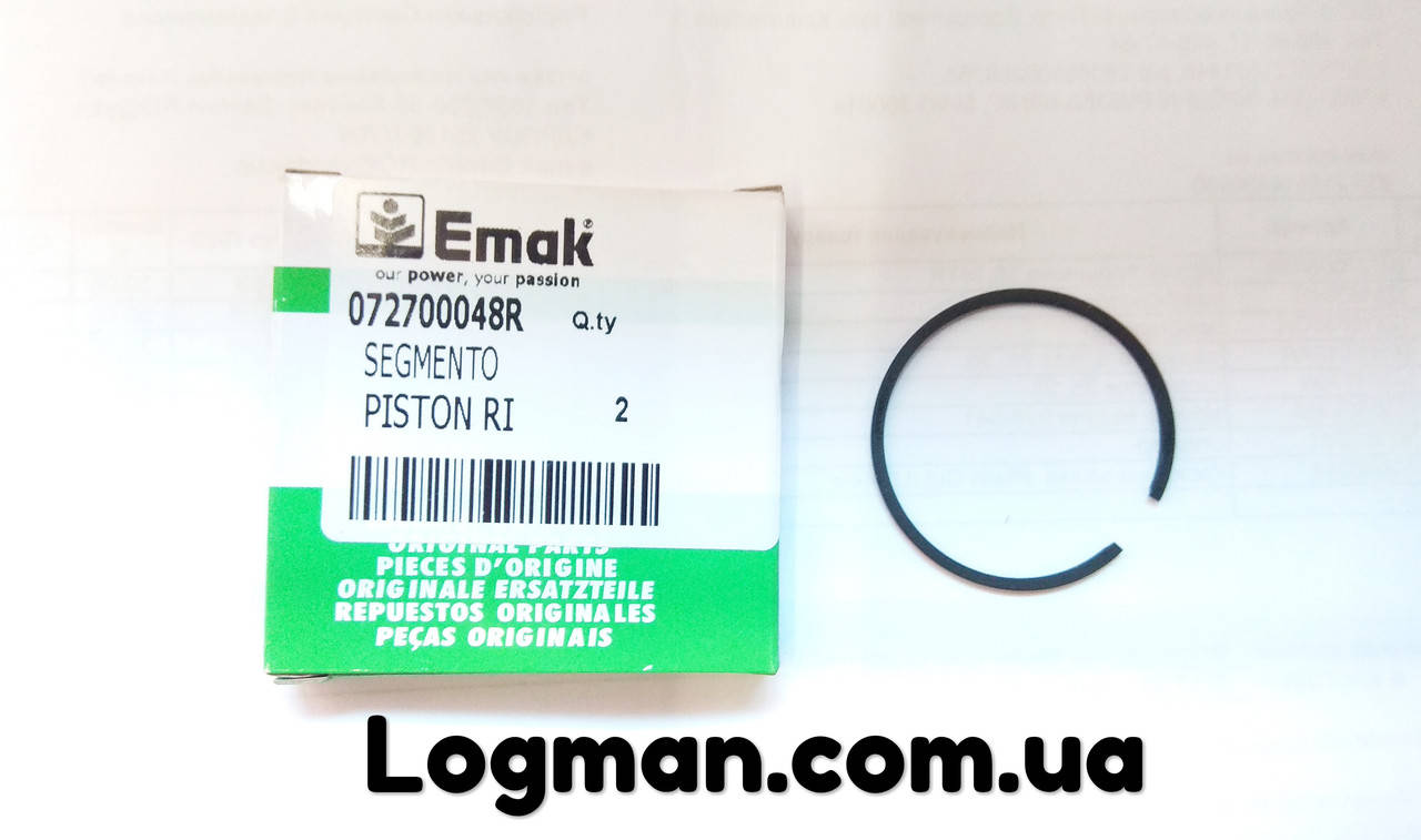 

Оригинальное поршневое кольцо на Oleo-Mac Sparta 25,25TR,250T/Efco Stark 25