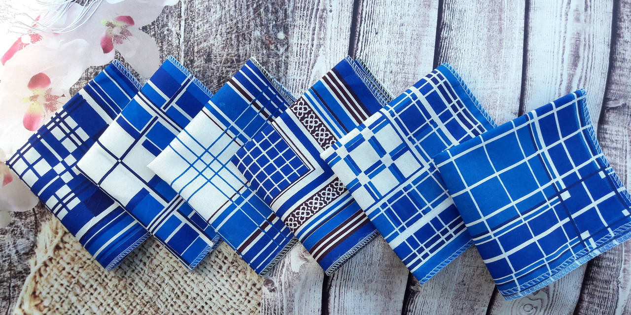 

Носовой платок мужской (М8), Разные цвета