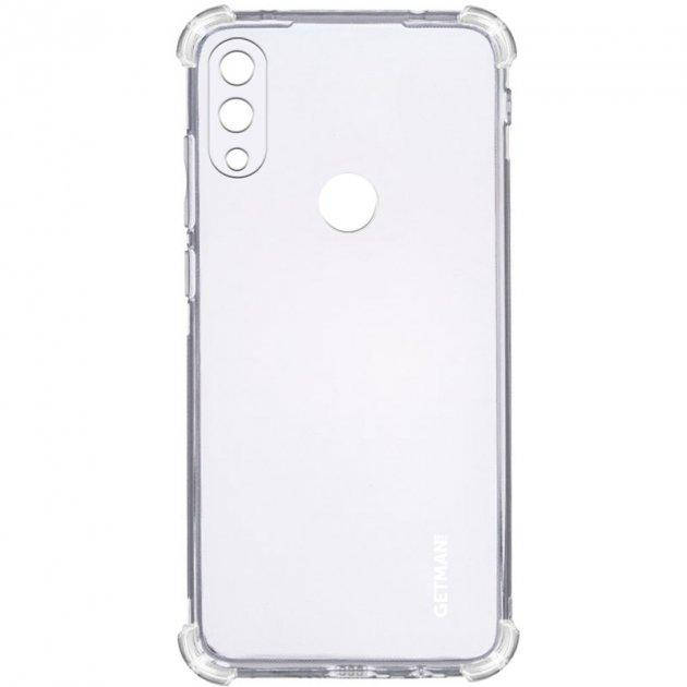 

Силиконовый противоударный прозрачный чехол для Xiaomi Redmi Note 7 GETMAN (бампер)