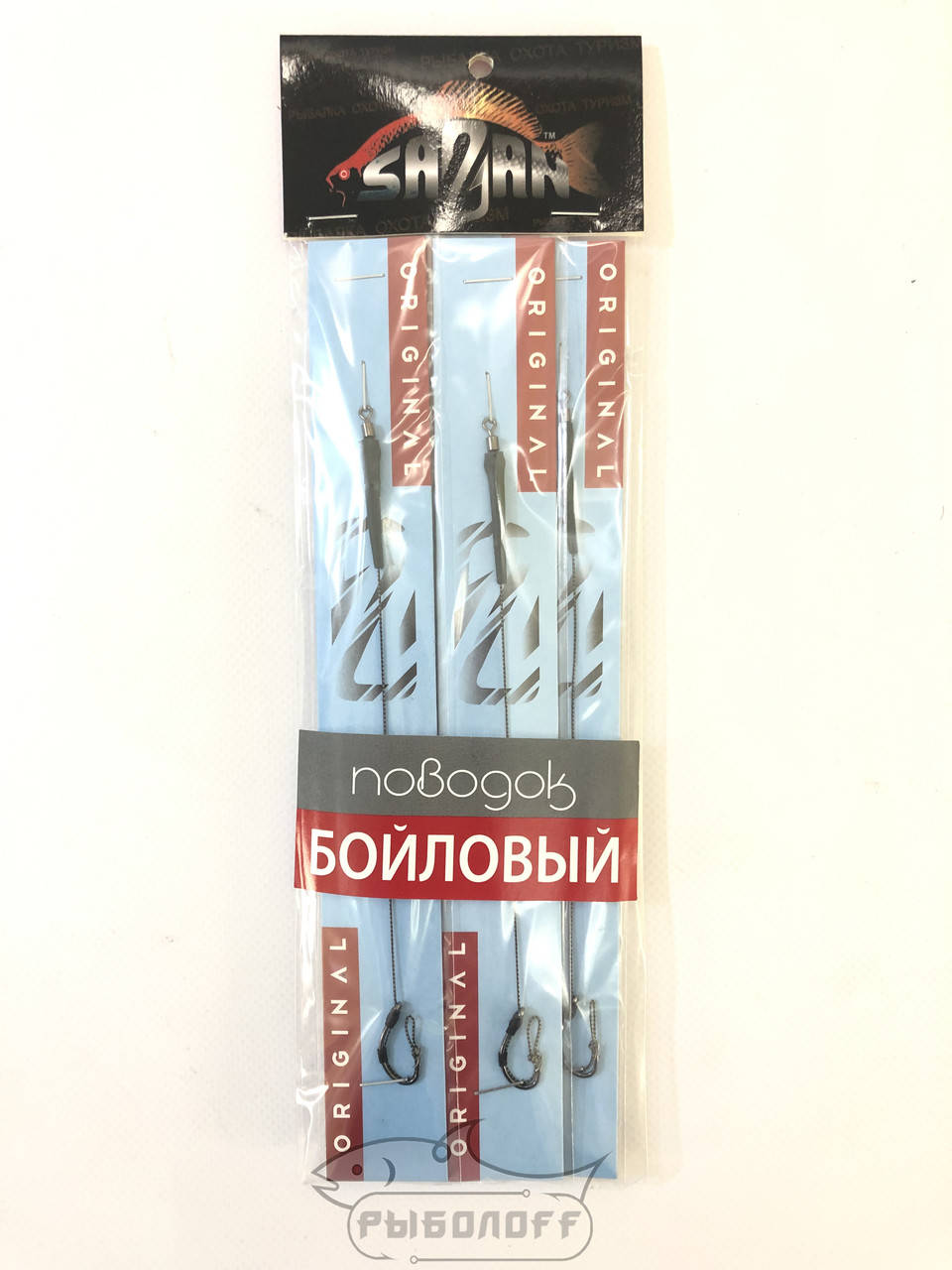 

Поводок бойловый Sazan №4 20кг
