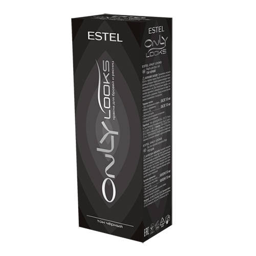 

Estel Краска для бровей Only looks, Тон черный 50/30