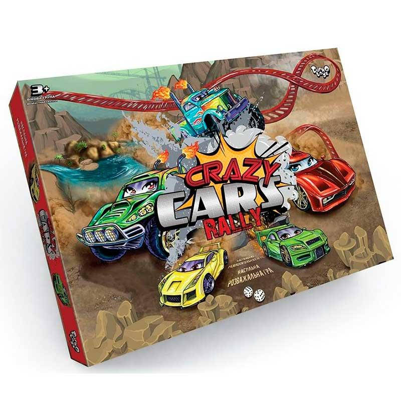 

Настольная игра "Crazy Cars Rally" Danko Toys, мал.